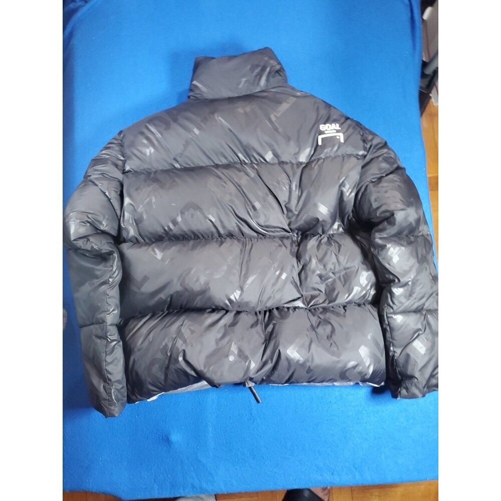 Global Studio  Black OVERSIZED Puffer Coat Men's Medium - Picture 6 of 16